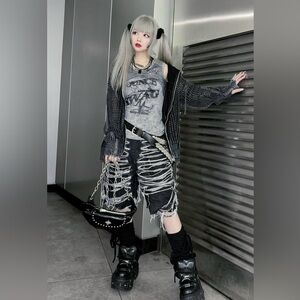 DND4des Bondage Denim Shorts